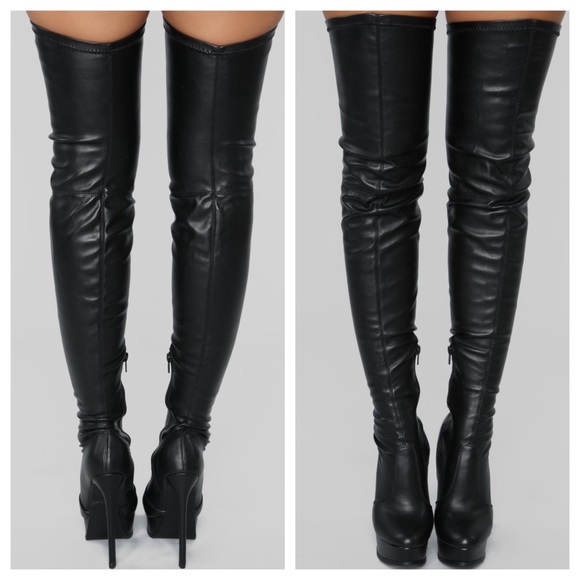 fashion nova thigh high boots